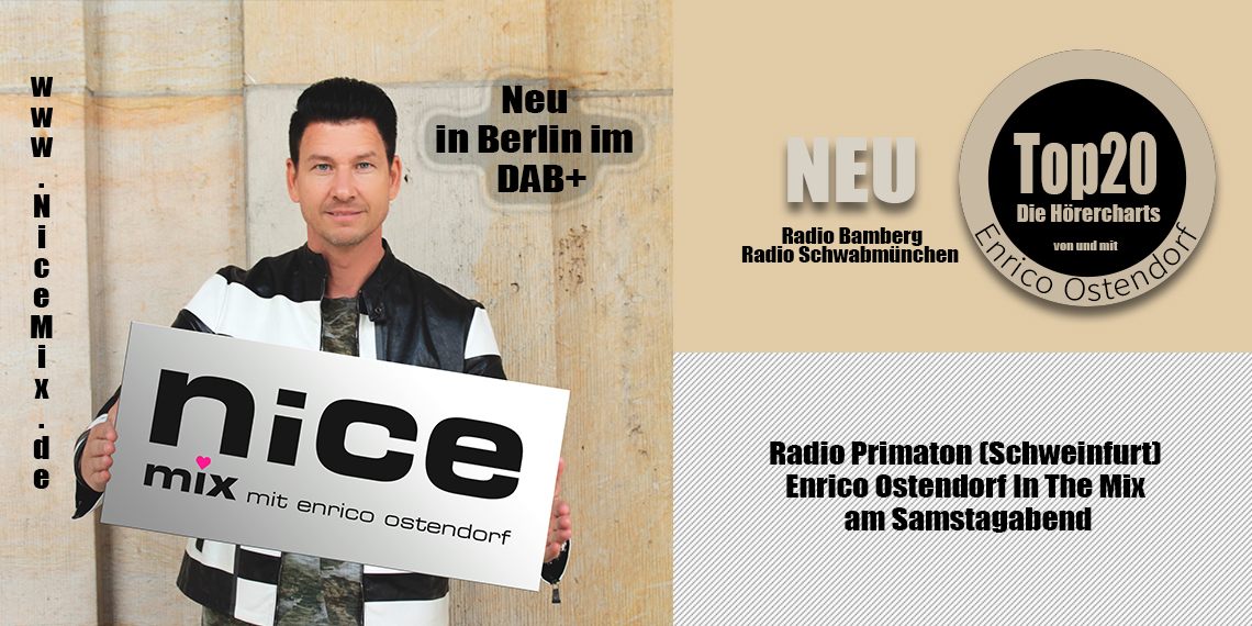 Neu in Berlin bei Radio „Nice Mix“ im DAB+ ...